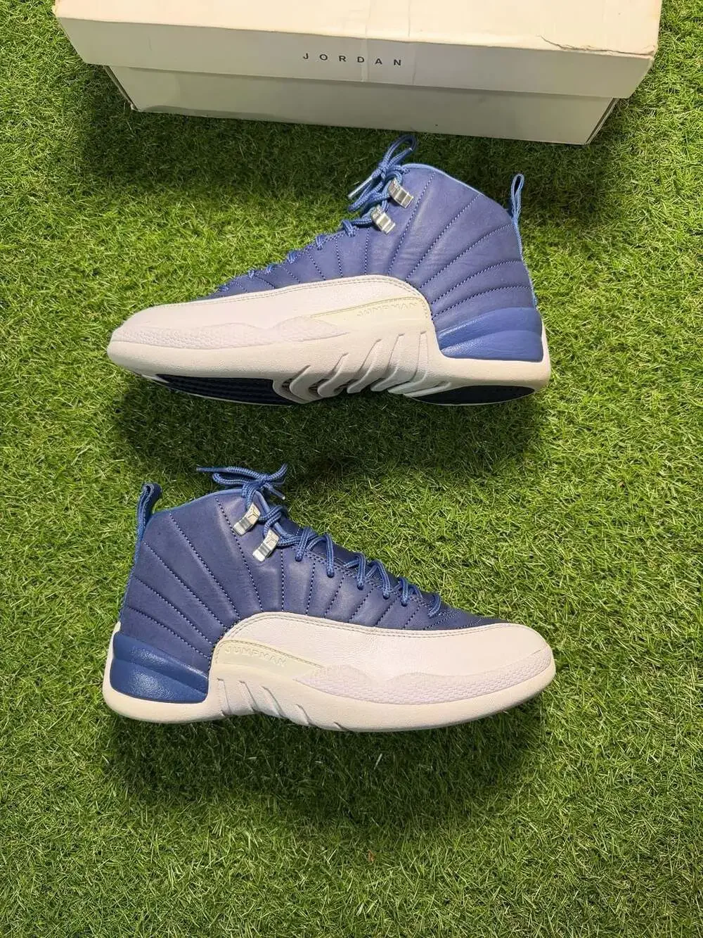Jordan 12 Retro Indigo Stone Blue Legend Blue (Size 8)